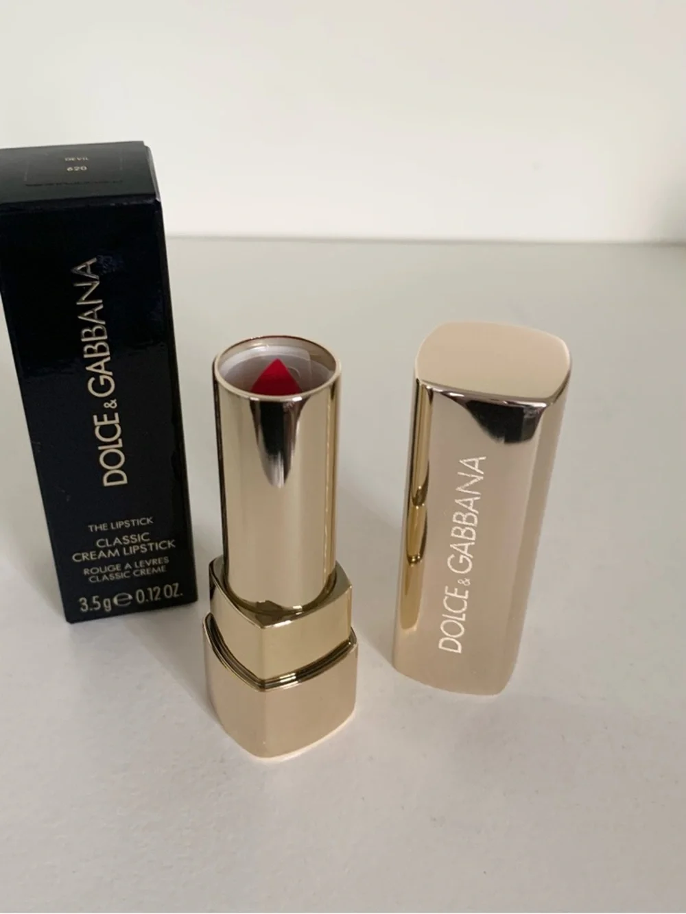 Dolce & Gabbana Devil red lipstick
